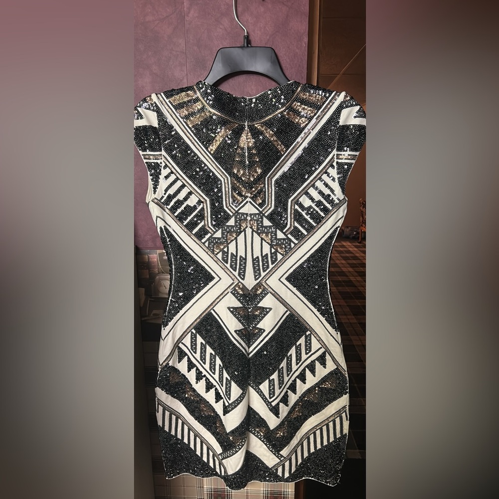 Sequin mini dress